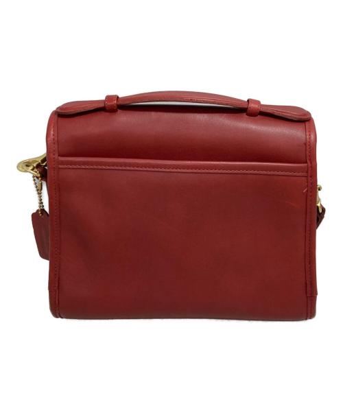 COACH（コーチ）COACH (コーチ) ターンロック2WAYバッグ レッドの古着・服飾アイテム