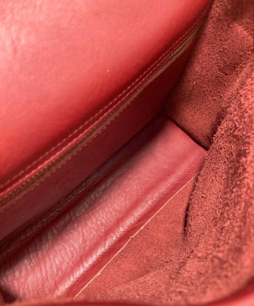 COACH（コーチ）COACH (コーチ) ターンロック2WAYバッグ レッドの古着・服飾アイテム