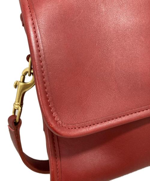 COACH（コーチ）COACH (コーチ) ターンロック2WAYバッグ レッドの古着・服飾アイテム