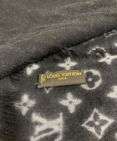 LOUIS VUITTON（ルイ ヴィトン）LOUIS VUITTON (ルイ ヴィトン) ストール ブラックの古着・服飾アイテム