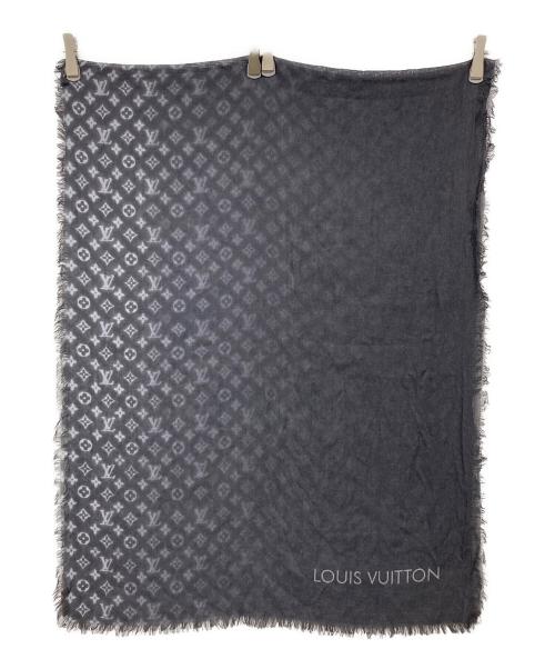 LOUIS VUITTON（ルイ ヴィトン）LOUIS VUITTON (ルイ ヴィトン) ストール ブラックの古着・服飾アイテム
