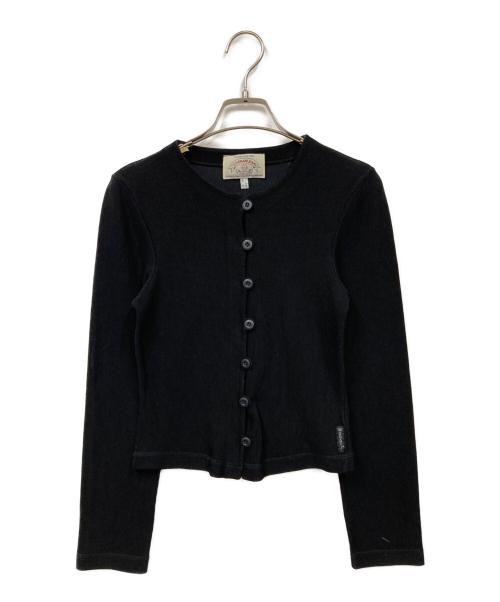 EMPORIO ARMANI（エンポリオアルマーニ）EMPORIO ARMANI (エンポリオ アルマーニ) カーディガン ブラック サイズ:38の古着・服飾アイテム