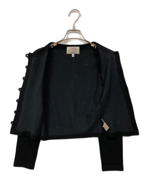 EMPORIO ARMANI（エンポリオアルマーニ）EMPORIO ARMANI (エンポリオ アルマーニ) カーディガン ブラック サイズ:38の古着・服飾アイテム
