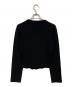 EMPORIO ARMANI (エンポリオ アルマーニ) カーディガン ブラック サイズ:38：8000円