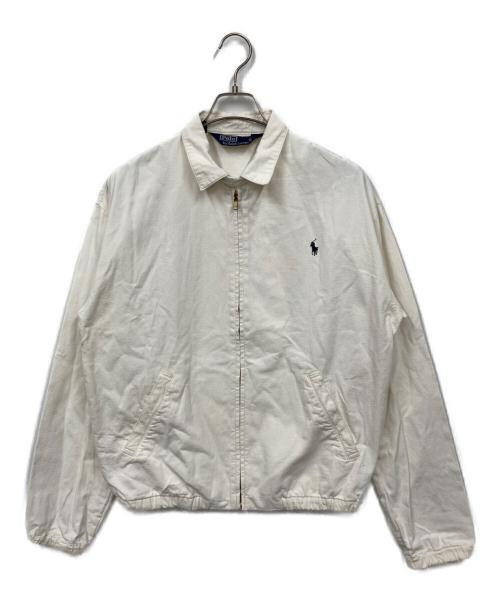 POLO RALPH LAUREN（ポロ・ラルフローレン）POLO RALPH LAUREN (ポロ・ラルフローレン) スイングトップ ホワイト サイズ:Mの古着・服飾アイテム