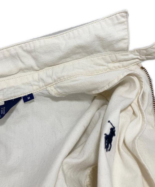 POLO RALPH LAUREN（ポロ・ラルフローレン）POLO RALPH LAUREN (ポロ・ラルフローレン) スイングトップ ホワイト サイズ:Mの古着・服飾アイテム