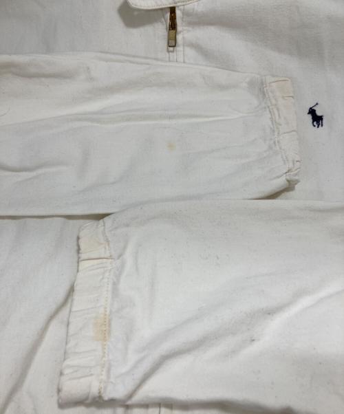 POLO RALPH LAUREN（ポロ・ラルフローレン）POLO RALPH LAUREN (ポロ・ラルフローレン) スイングトップ ホワイト サイズ:Mの古着・服飾アイテム