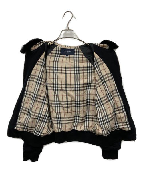 BURBERRY LONDON（バーバリーロンドン）BURBERRY LONDON (バーバリーロンドン) ノバチェック ジップファーパーカー ブラック サイズ:1の古着・服飾アイテム