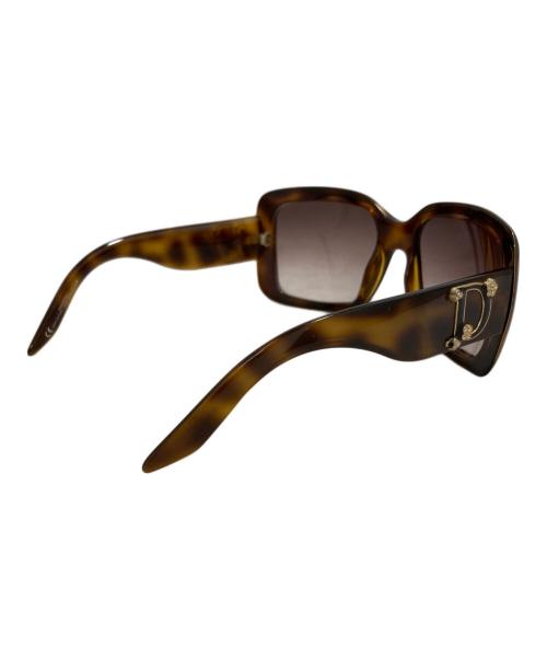 Christian Dior（クリスチャン ディオール）Christian Dior (クリスチャン ディオール) Dロゴサングラス ブラウン サイズ:57□20-130の古着・服飾アイテム