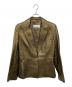 MaxMara (マックスマーラ) レザーセットアップ ゴールド サイズ:40：15000円