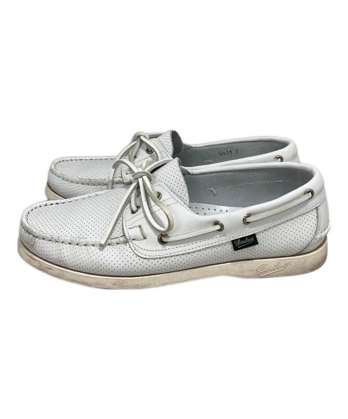 PARABOOT（パラブーツ）PARABOOT (パラブーツ) デッキシューズ ホワイト サイズ:7の古着・服飾アイテム