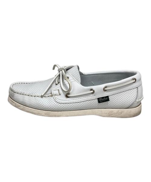 PARABOOT（パラブーツ）PARABOOT (パラブーツ) デッキシューズ ホワイト サイズ:7の古着・服飾アイテム