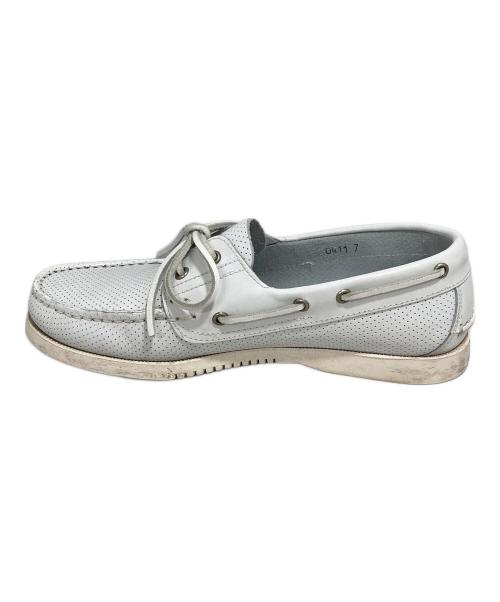 PARABOOT（パラブーツ）PARABOOT (パラブーツ) デッキシューズ ホワイト サイズ:7の古着・服飾アイテム