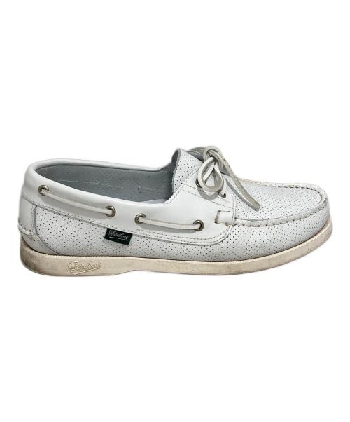 PARABOOT（パラブーツ）PARABOOT (パラブーツ) デッキシューズ ホワイト サイズ:7の古着・服飾アイテム
