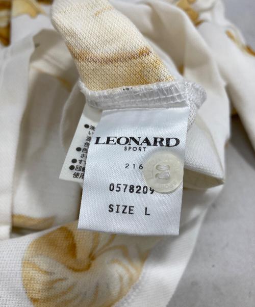 LEONARD SPORT（レオナール スポーツ）LEONARD SPORT (レオナール スポーツ) ポロシャツ ホワイト サイズ:Ｌの古着・服飾アイテム