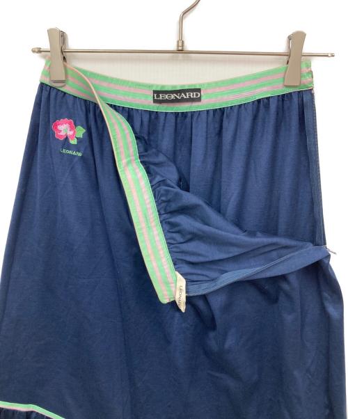 LEONARD PARIS（レオナール パリ）LEONARD PARIS (レオナール パリ) スカート ネイビー サイズ:胴囲66-69の古着・服飾アイテム
