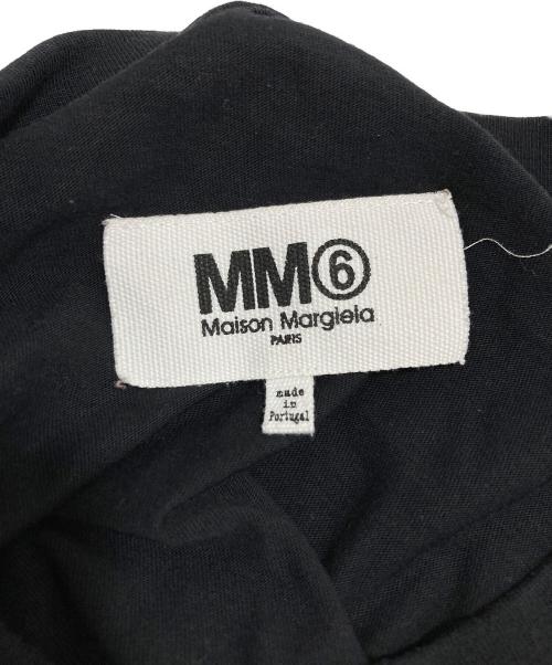 MM6 Maison Margiela（エムエムシックスメゾンマルジェラ）MM6 Maison Margiela (エムエムシックスメゾンマルジェラ) Tシャツ ブラック サイズ:Ｌの古着・服飾アイテム