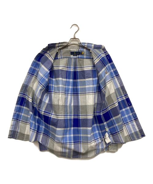 RALPH LAUREN（ラルフローレン）RALPH LAUREN (ラルフローレン) チェックシャツ ブルー サイズ:Mの古着・服飾アイテム