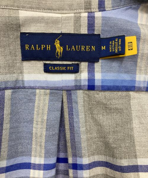RALPH LAUREN（ラルフローレン）RALPH LAUREN (ラルフローレン) チェックシャツ ブルー サイズ:Mの古着・服飾アイテム