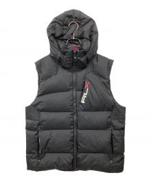 RLX RALPH LAUREN（アールエルエックスラルフローレン）の古着「ダウンベスト」｜ブラック