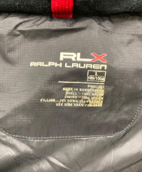 RLX RALPH LAUREN（アールエルエックスラルフローレン）RLX RALPH LAUREN (アールエルエックスラルフローレン) ダウンベスト ブラック サイズ:Lの古着・服飾アイテム