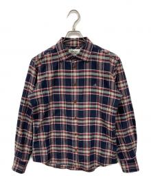 Vivienne Westwood man（ヴィヴィアン ウェストウッド マン）の古着「オーブデザインチェックシャツ」｜レッド