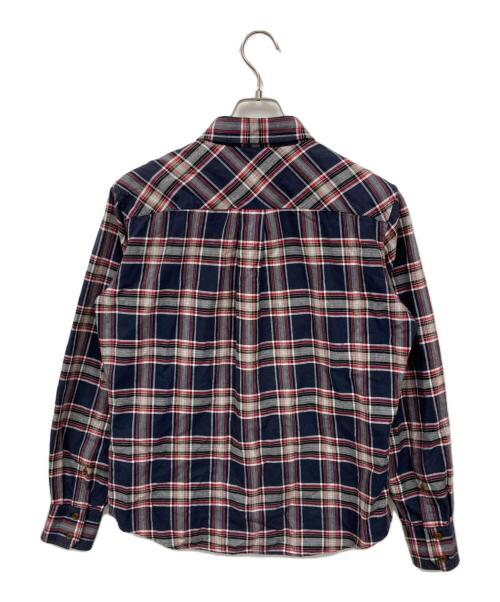 Vivienne Westwood man（ヴィヴィアン ウェストウッド マン）Vivienne Westwood man (ヴィヴィアン ウェストウッド マン) オーブデザインチェックシャツ レッド サイズ:48の古着・服飾アイテム