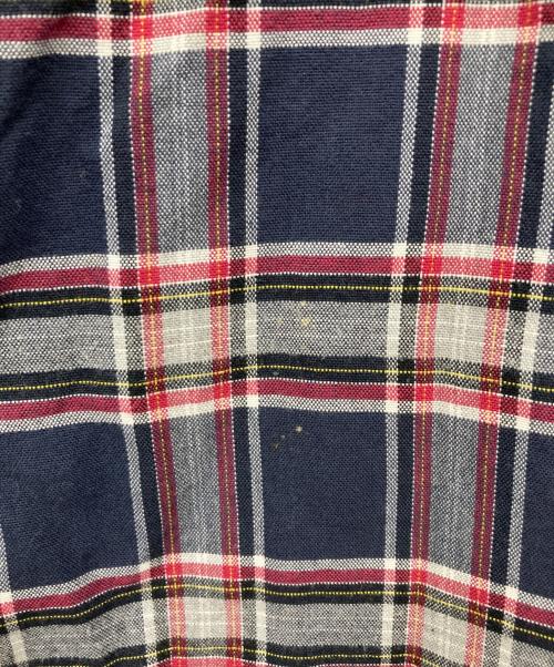 Vivienne Westwood man（ヴィヴィアン ウェストウッド マン）Vivienne Westwood man (ヴィヴィアン ウェストウッド マン) オーブデザインチェックシャツ レッド サイズ:48の古着・服飾アイテム
