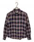 Vivienne Westwood man（ヴィヴィアン ウェストウッド マン）の古着「オーブデザインチェックシャツ」｜レッド