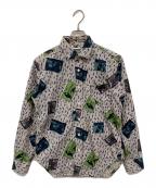 C.Eシーイー）の古着「総柄シャツ」｜ベージュ