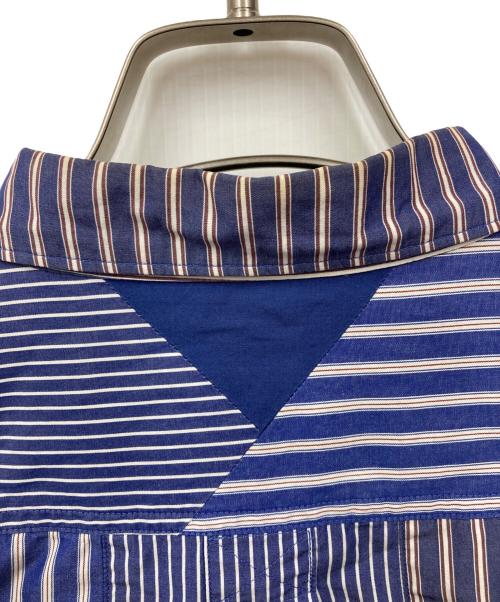 WHITE MOUNTAINEERING（ホワイトマウンテ二アニング）WHITE MOUNTAINEERING (ホワイトマウンテ二アニング) 切替シャツ ブルー サイズ:3の古着・服飾アイテム