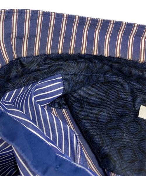 WHITE MOUNTAINEERING（ホワイトマウンテ二アニング）WHITE MOUNTAINEERING (ホワイトマウンテ二アニング) 切替シャツ ブルー サイズ:3の古着・服飾アイテム