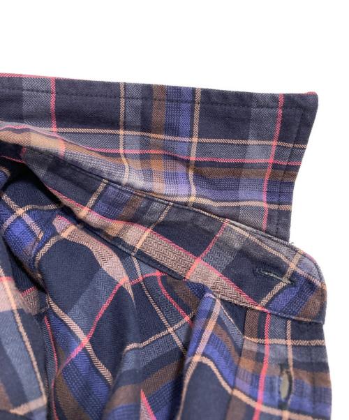 Vivienne Westwood man（ヴィヴィアン ウェストウッド マン）Vivienne Westwood man (ヴィヴィアン ウェストウッド マン) オーブデザインチェックシャツ ネイビー サイズ:48の古着・服飾アイテム