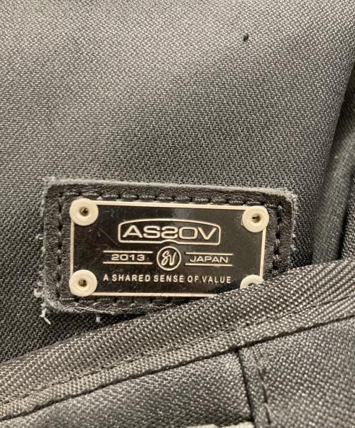 AS2OV（アッソブ）AS2OV (アッソブ) リュック ブラックの古着・服飾アイテム