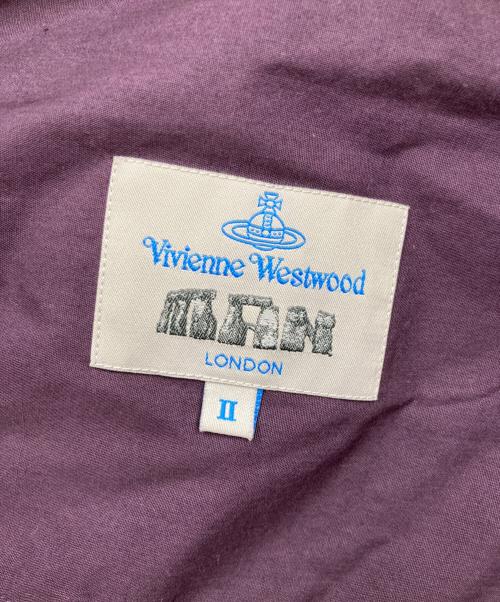 Vivienne Westwood man（ヴィヴィアン ウェストウッド マン）Vivienne Westwood man (ヴィヴィアン ウェストウッド マン) 変形シャツ パープル サイズ:Ⅱの古着・服飾アイテム