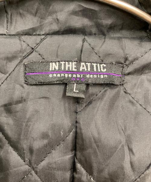 IN THE ATTIC（インジアティック）IN THE ATTIC (インジアティック) フェイクファー付きファイヤーマンジャケット ブラック サイズ:Lの古着・服飾アイテム