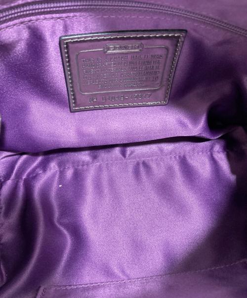 COACH（コーチ）COACH (コーチ) シグネチャー2WAYショルダーバッグ ブラックの古着・服飾アイテム
