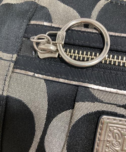 COACH（コーチ）COACH (コーチ) シグネチャー2WAYショルダーバッグ ブラックの古着・服飾アイテム