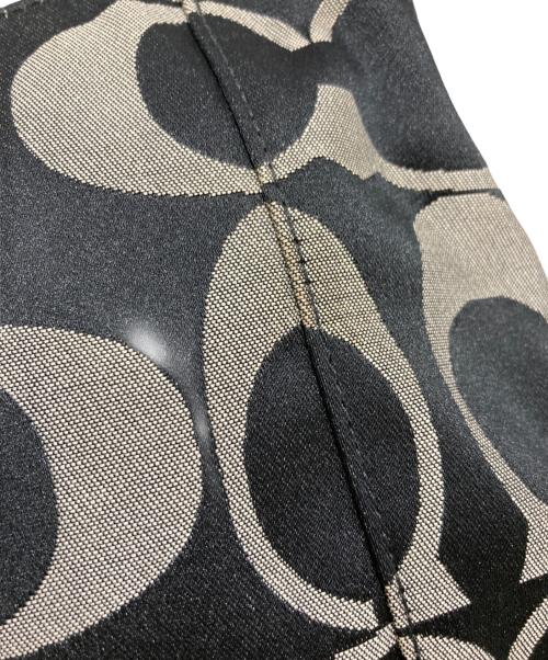 COACH（コーチ）COACH (コーチ) シグネチャー2WAYショルダーバッグ ブラックの古着・服飾アイテム