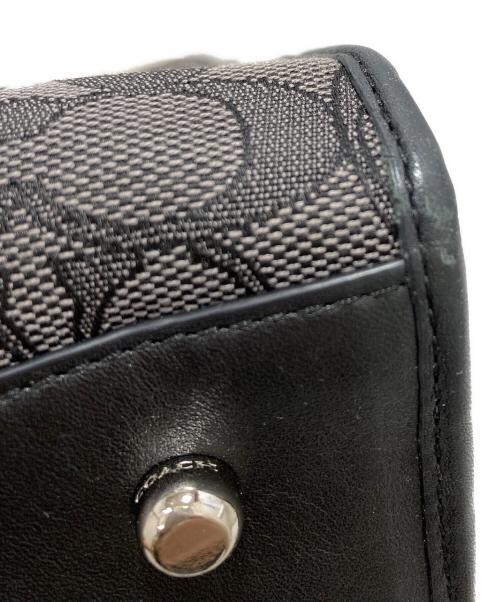 COACH（コーチ）COACH (コーチ) シグネチャー トートバッグ ブラックの古着・服飾アイテム