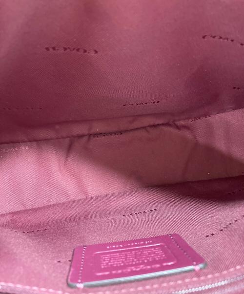 COACH（コーチ）COACH (コーチ) ワンショルダーバッグ パープルの古着・服飾アイテム