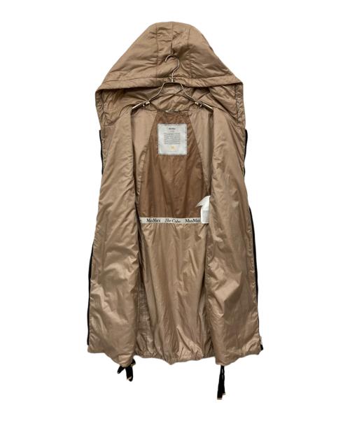 MaxMara（マックスマーラ）MaxMara (マックスマーラ) CameLuxeフーデットロングダウンジレ ベージュ サイズ:36の古着・服飾アイテム