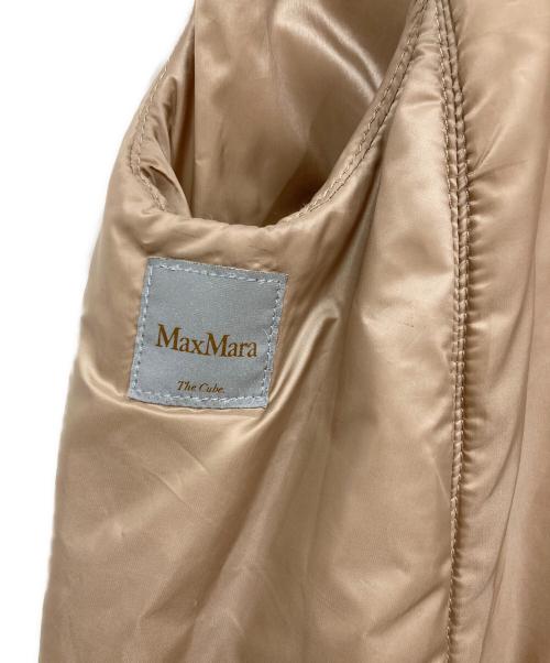 MaxMara（マックスマーラ）MaxMara (マックスマーラ) CameLuxeフーデットロングダウンジレ ベージュ サイズ:36の古着・服飾アイテム