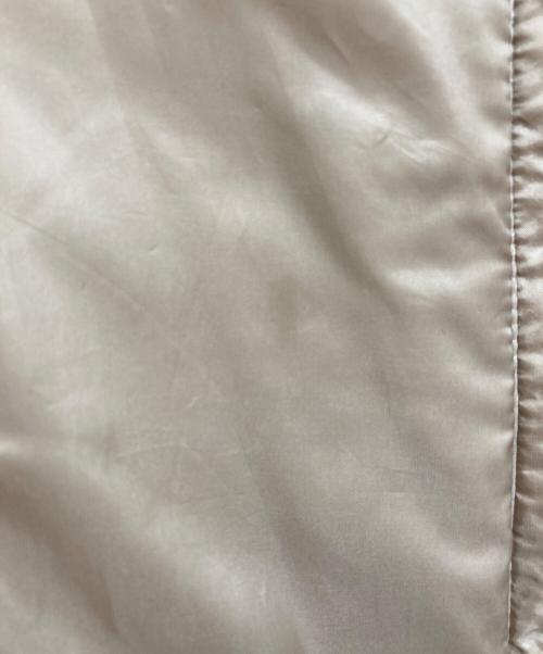 MaxMara（マックスマーラ）MaxMara (マックスマーラ) CameLuxeフーデットロングダウンジレ ベージュ サイズ:36の古着・服飾アイテム