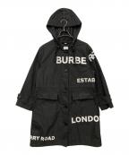 BURBERRYバーバリー）の古着「ロゴデザインコート」｜ブラック