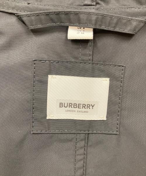 BURBERRY（バーバリー）BURBERRY (バーバリー) ロゴデザインコート ブラック サイズ:36の古着・服飾アイテム