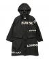 BURBERRY（バーバリー）の古着「ロゴデザインコート」｜ブラック
