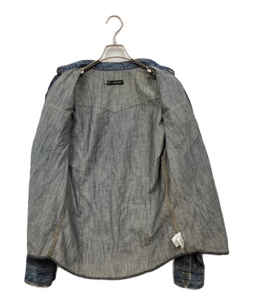 DSQUARED2（ディースクエアード）DSQUARED2 (ディースクエアード) デニムシャツ ブルー サイズ:48の古着・服飾アイテム