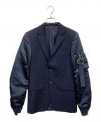 GIVENCHYジバンシィ）の古着「切替ジャケット」｜ネイビー