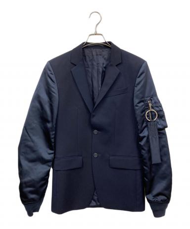 中古・古着通販】GIVENCHY (ジバンシィ) 切替ジャケット ネイビー